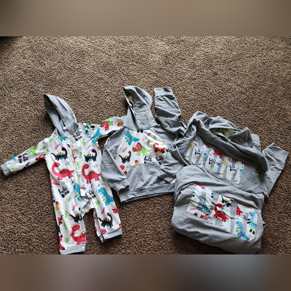 Matching Dino family outfit 🦖🦕